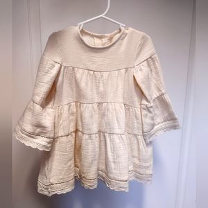 Quincy Mae, bnwt cream swing dress
